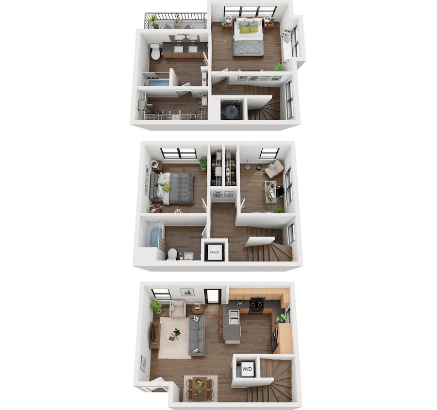 Floorplan Townhome 2