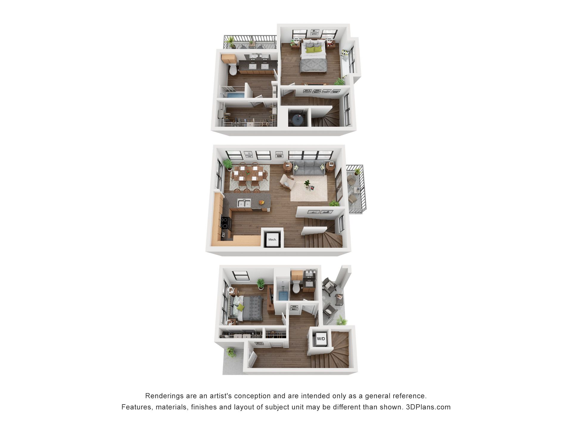 Floorplan Townhome 3